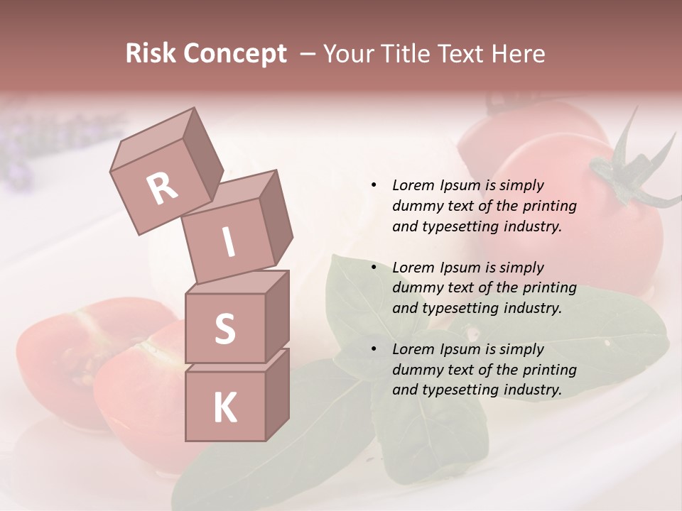 Cuisine Mozza Basilic PowerPoint Template