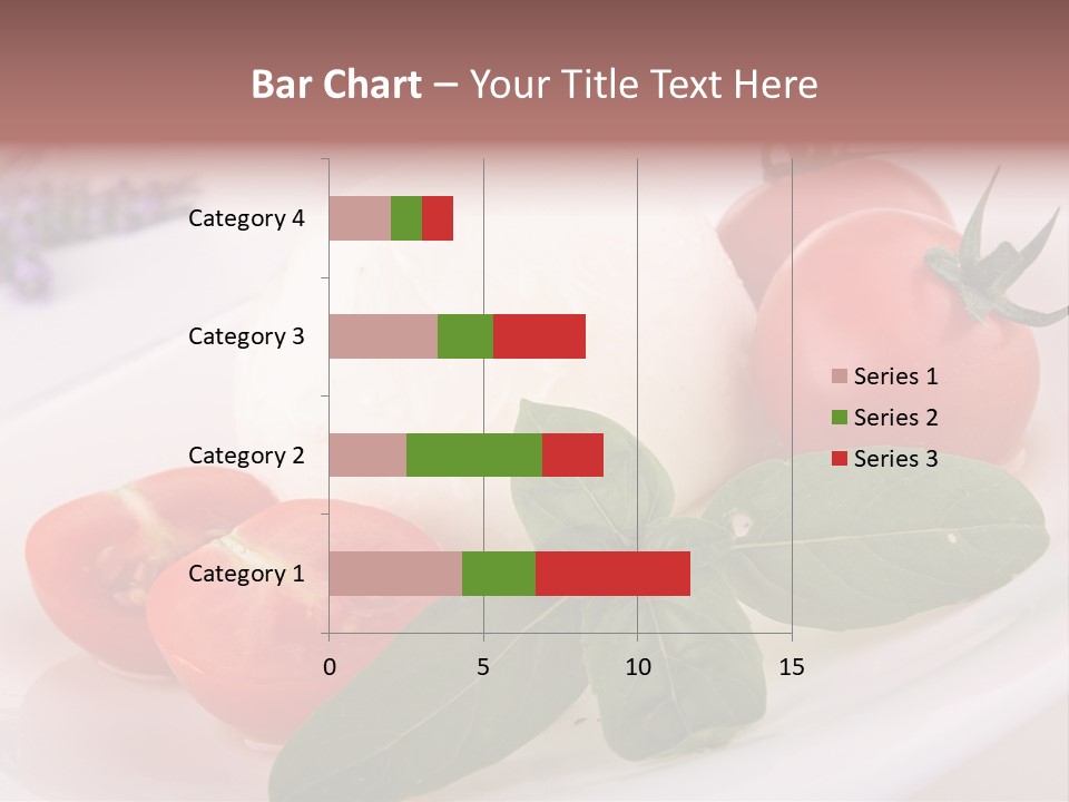 Cuisine Mozza Basilic PowerPoint Template