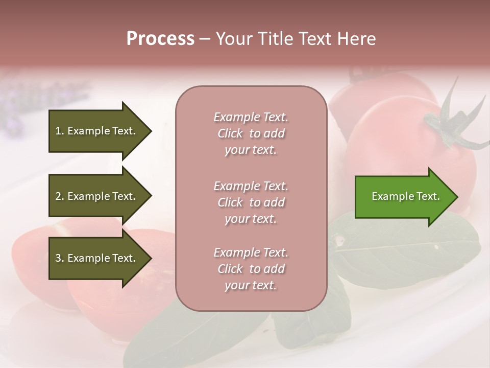 Cuisine Mozza Basilic PowerPoint Template