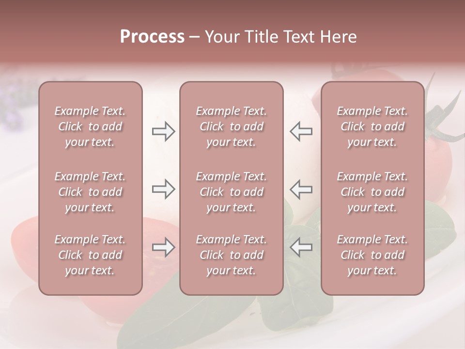 Cuisine Mozza Basilic PowerPoint Template