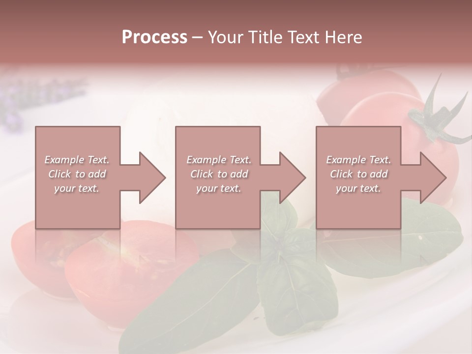 Cuisine Mozza Basilic PowerPoint Template