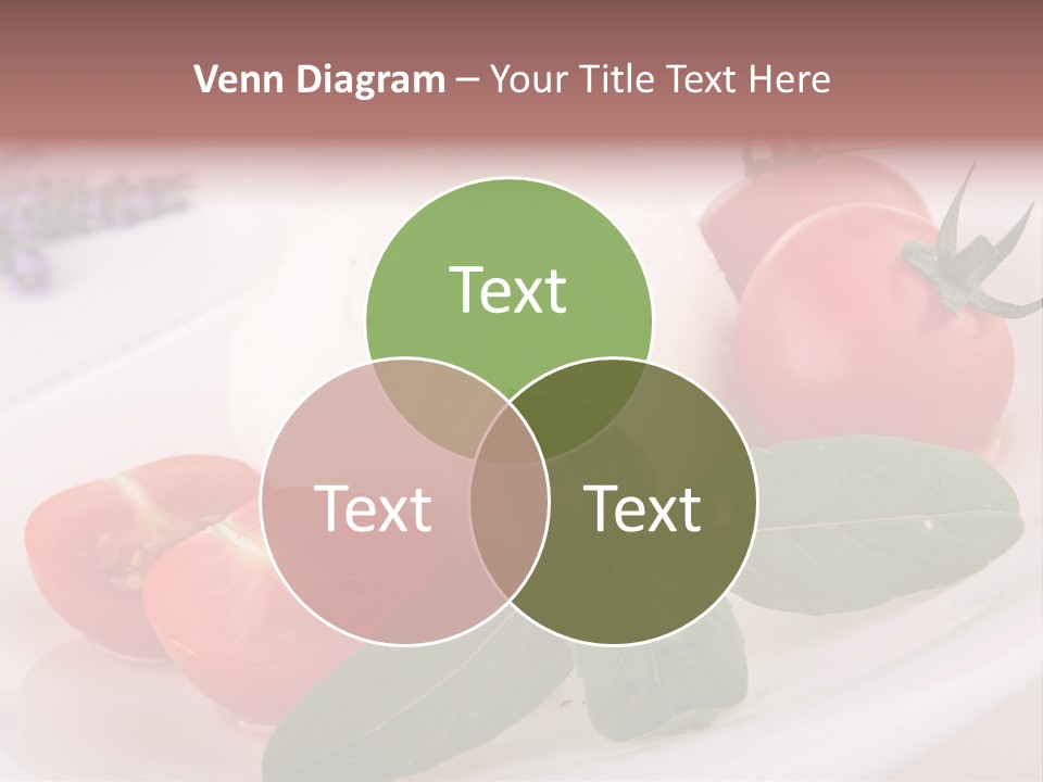 Cuisine Mozza Basilic PowerPoint Template