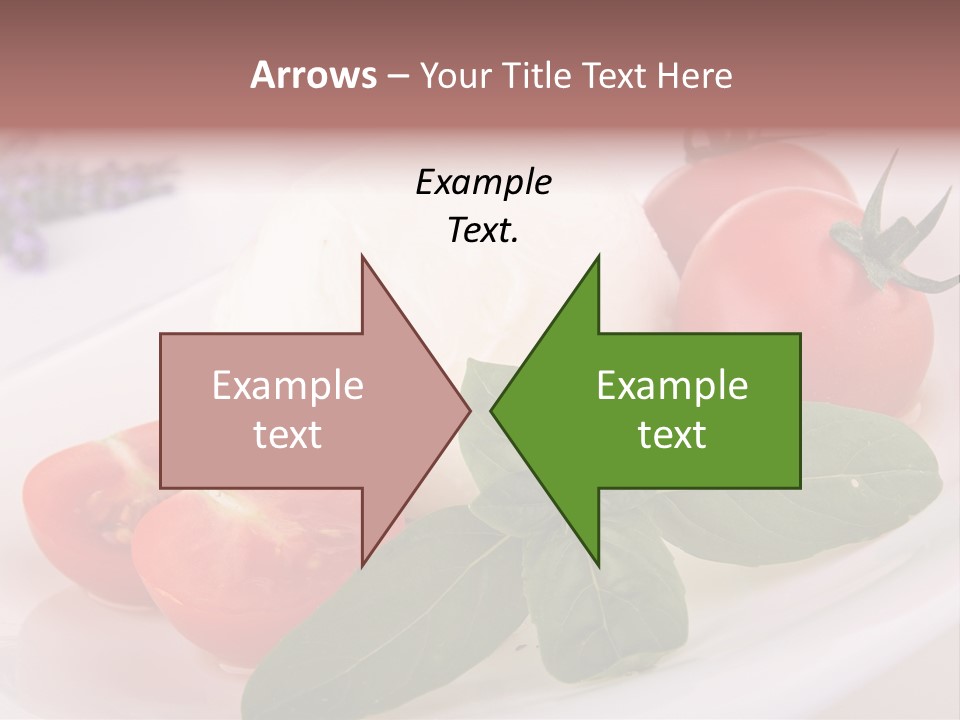 Cuisine Mozza Basilic PowerPoint Template