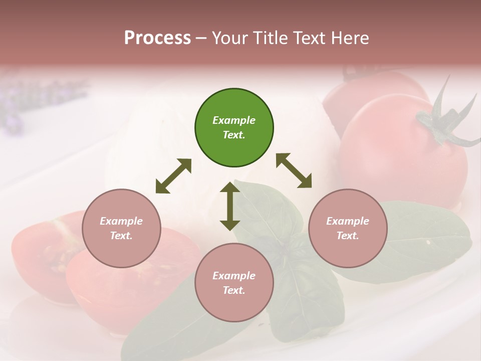 Cuisine Mozza Basilic PowerPoint Template