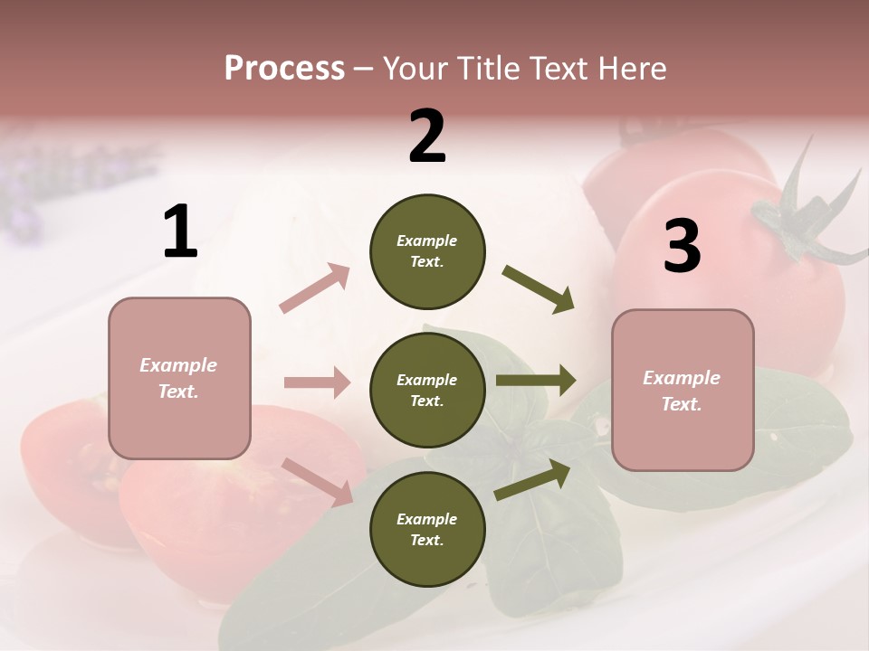 Cuisine Mozza Basilic PowerPoint Template