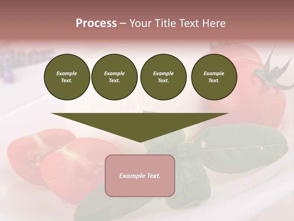 Cuisine Mozza Basilic PowerPoint Template