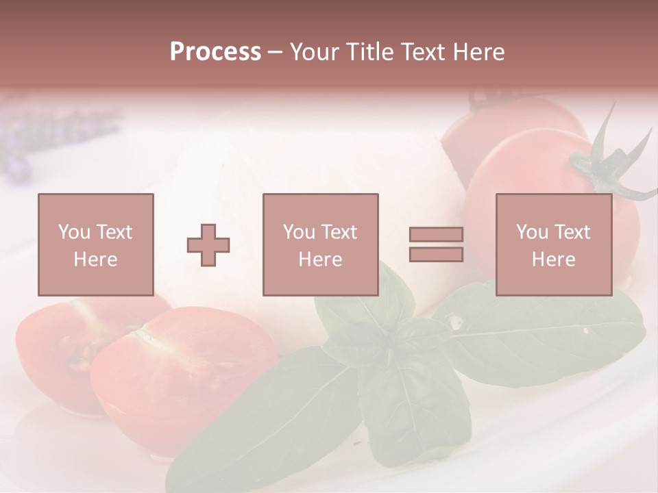 Cuisine Mozza Basilic PowerPoint Template