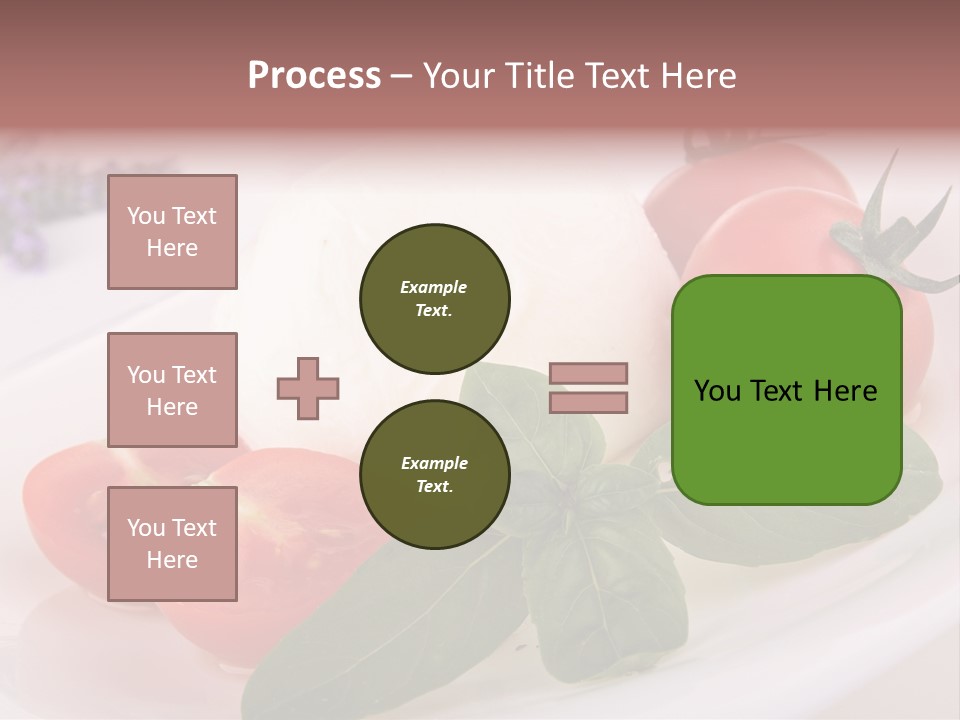 Cuisine Mozza Basilic PowerPoint Template