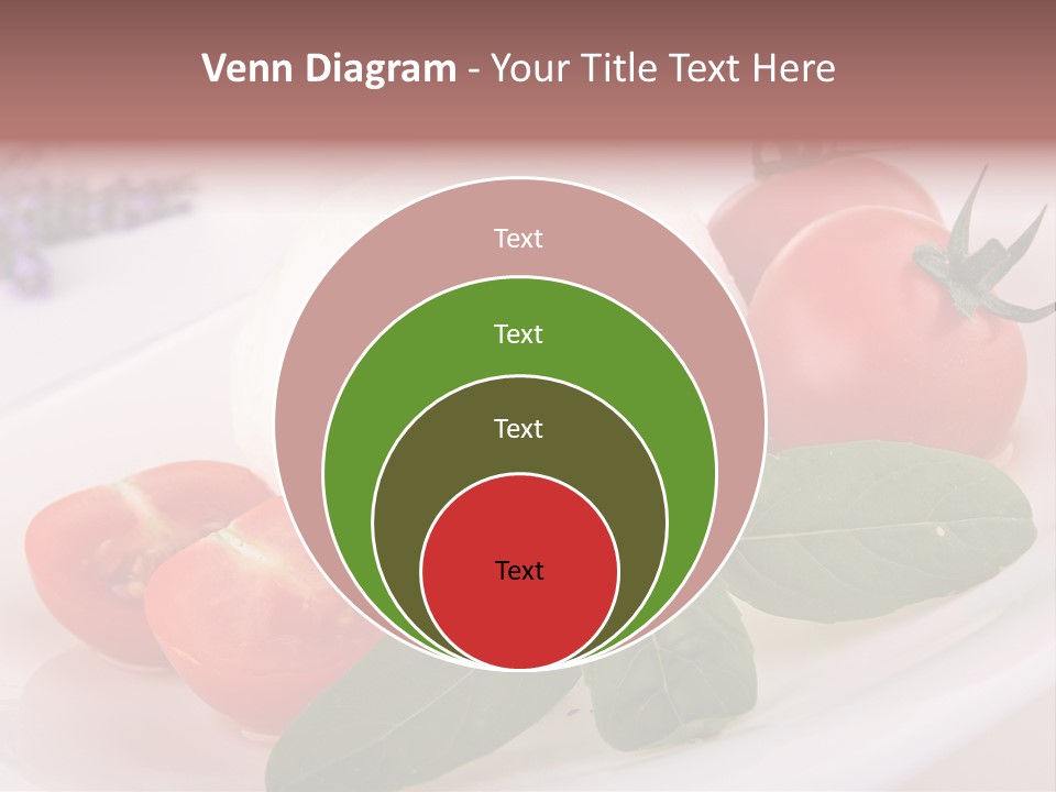 Cuisine Mozza Basilic PowerPoint Template