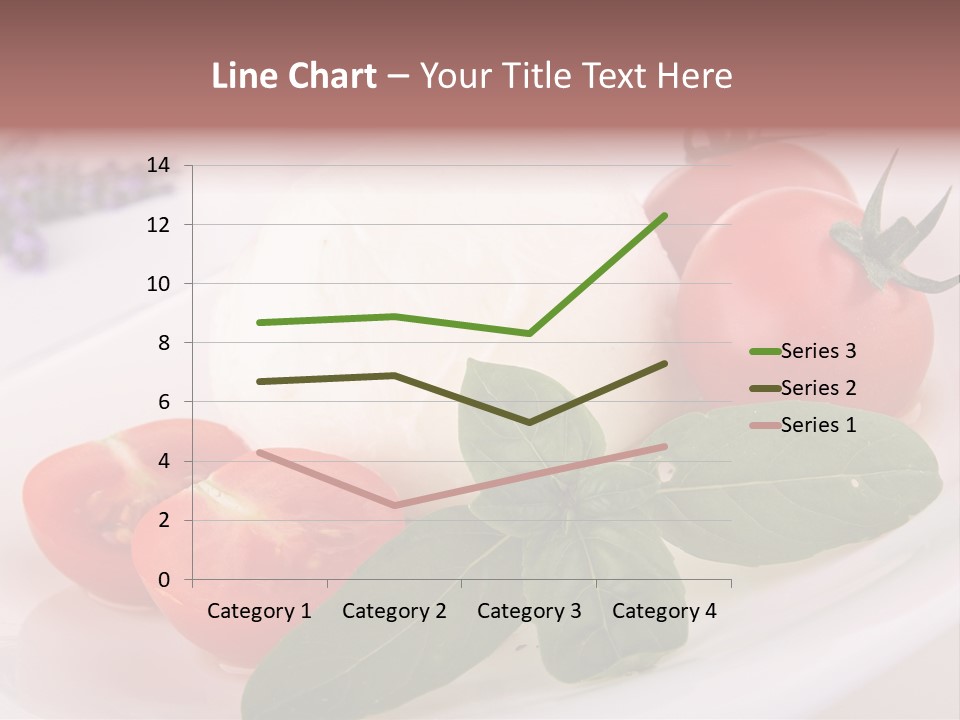 Cuisine Mozza Basilic PowerPoint Template