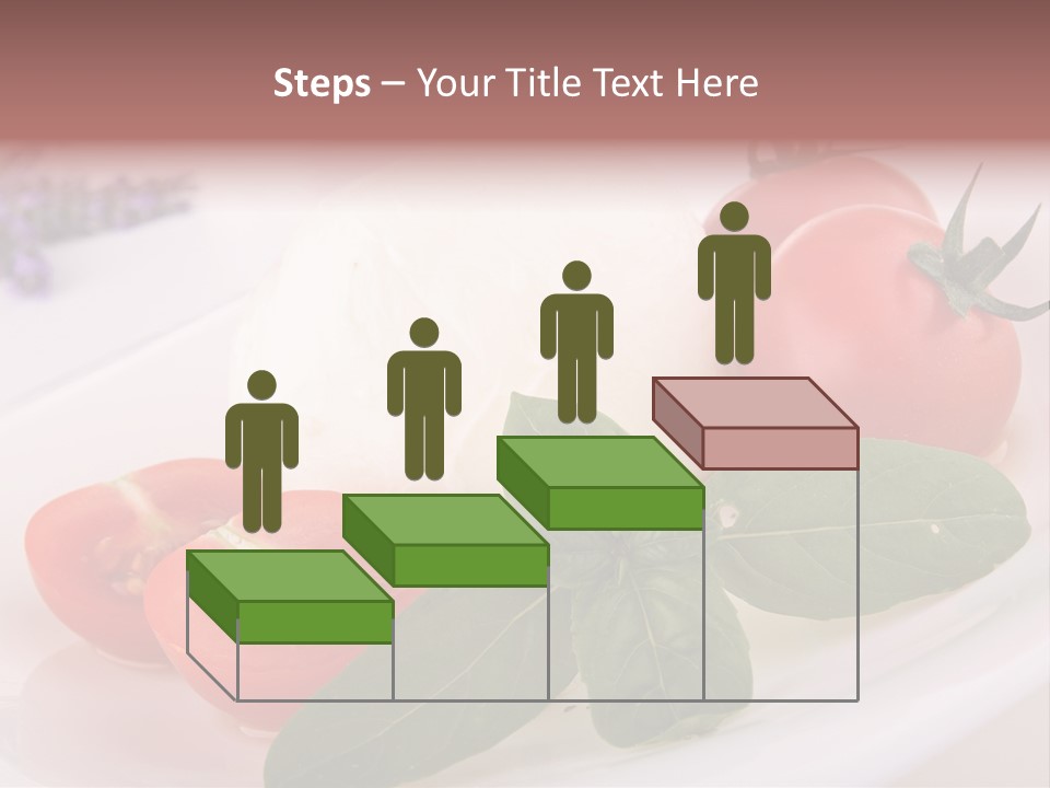 Cuisine Mozza Basilic PowerPoint Template