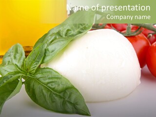 Caprese Buffalo Nutrition PowerPoint Template