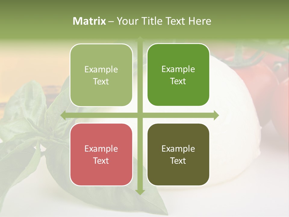 Caprese Buffalo Nutrition PowerPoint Template