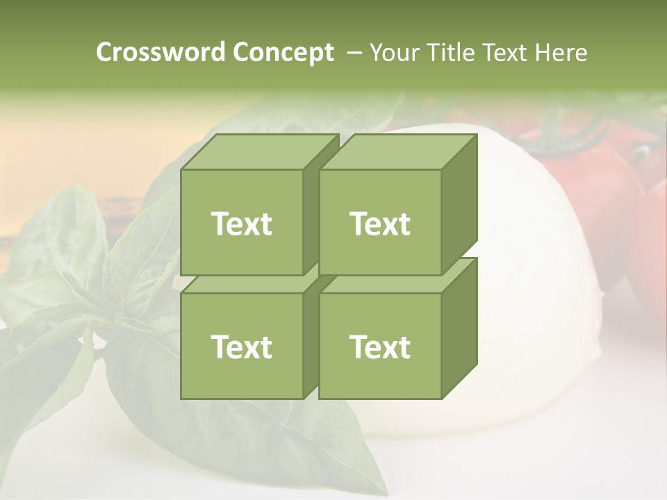 Caprese Buffalo Nutrition PowerPoint Template