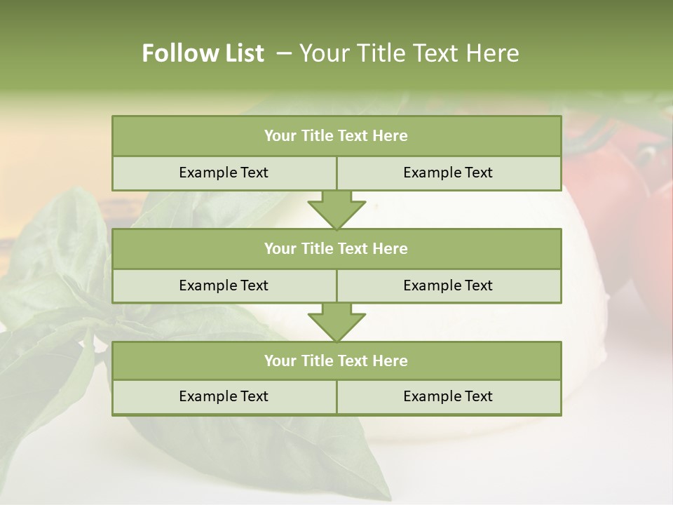 Caprese Buffalo Nutrition PowerPoint Template