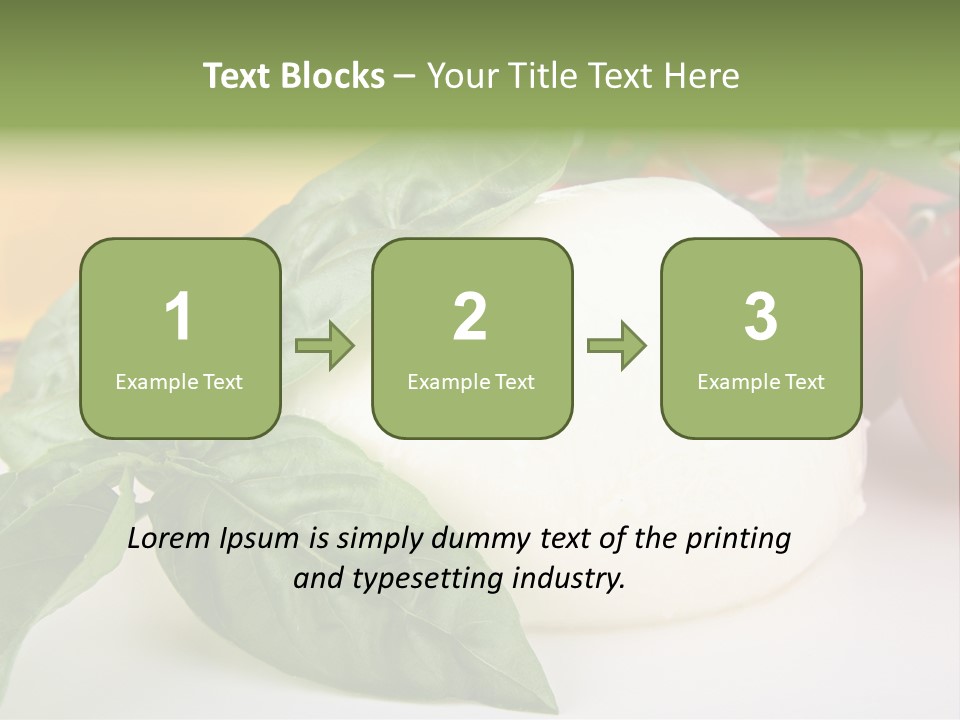 Caprese Buffalo Nutrition PowerPoint Template