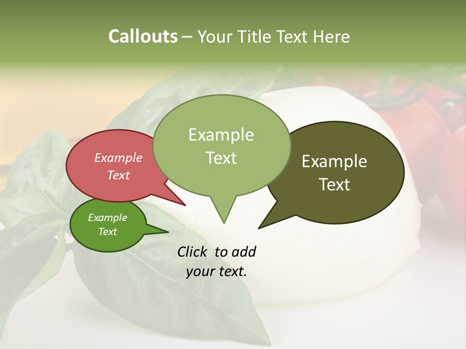 Caprese Buffalo Nutrition PowerPoint Template