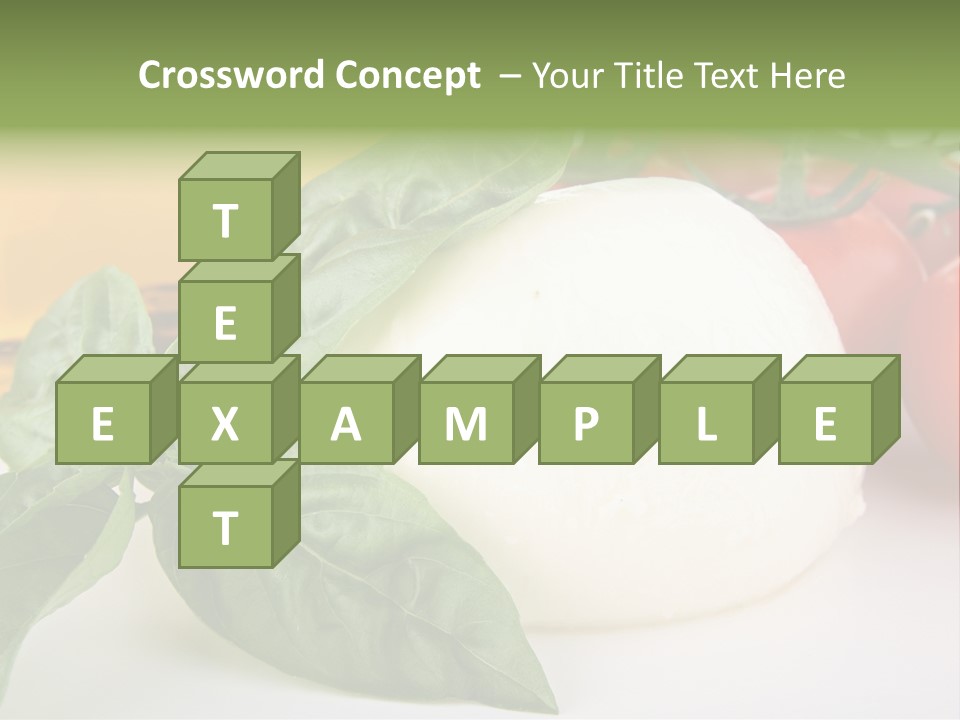 Caprese Buffalo Nutrition PowerPoint Template