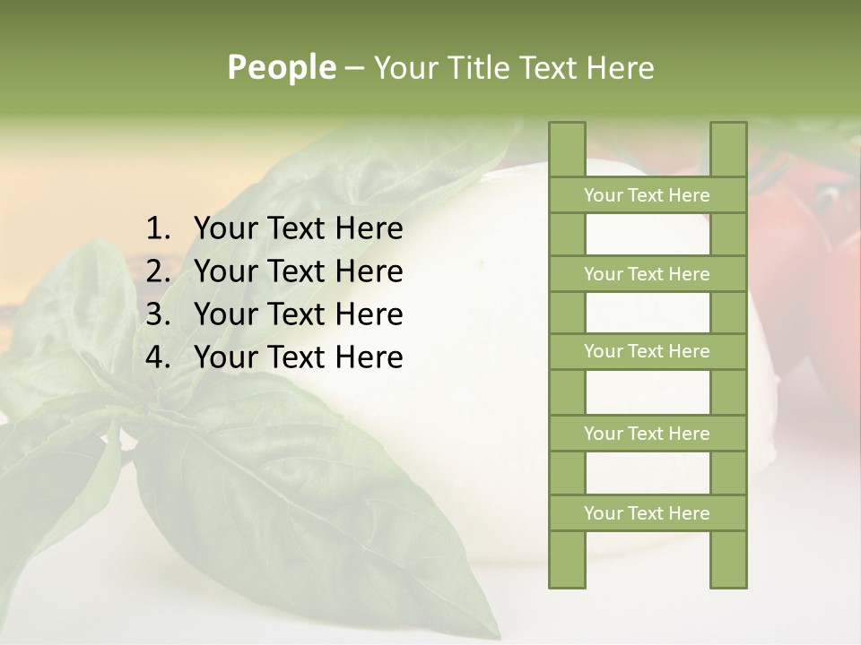 Caprese Buffalo Nutrition PowerPoint Template