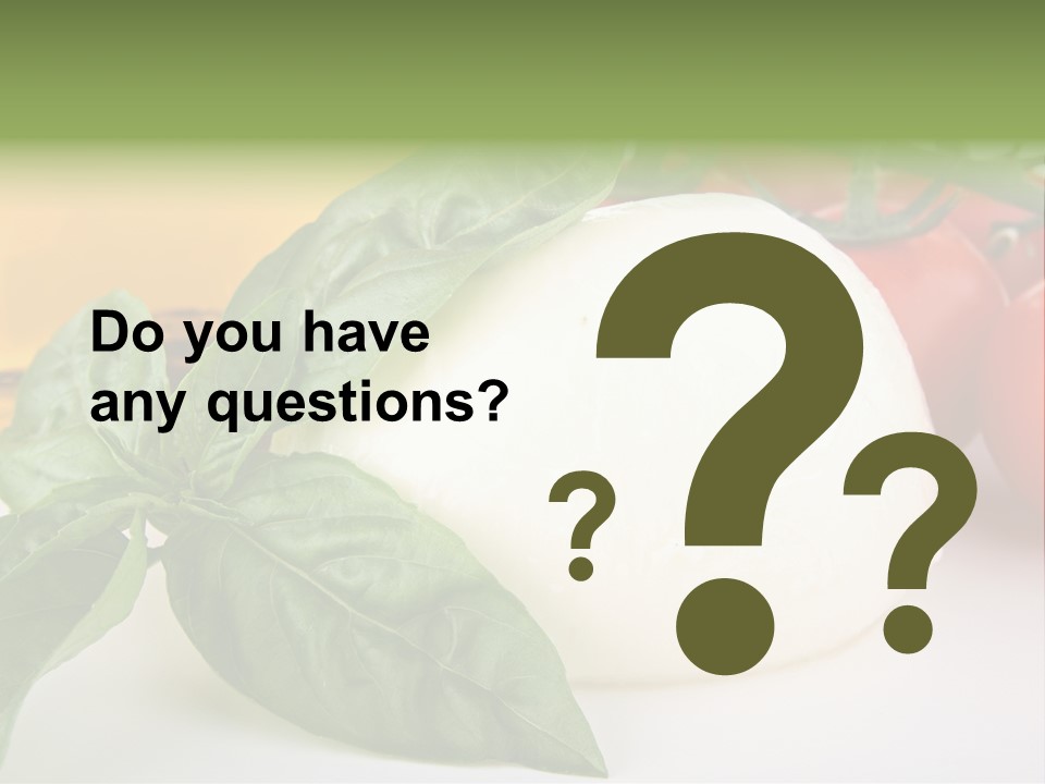 Caprese Buffalo Nutrition PowerPoint Template