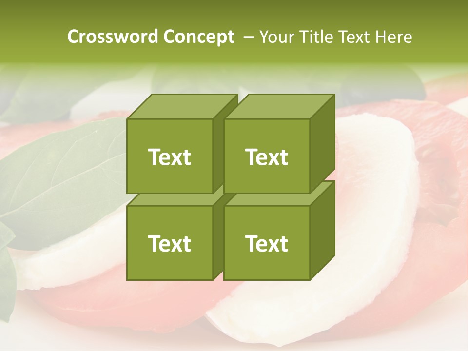 Basilic Olive Nutrition PowerPoint Template