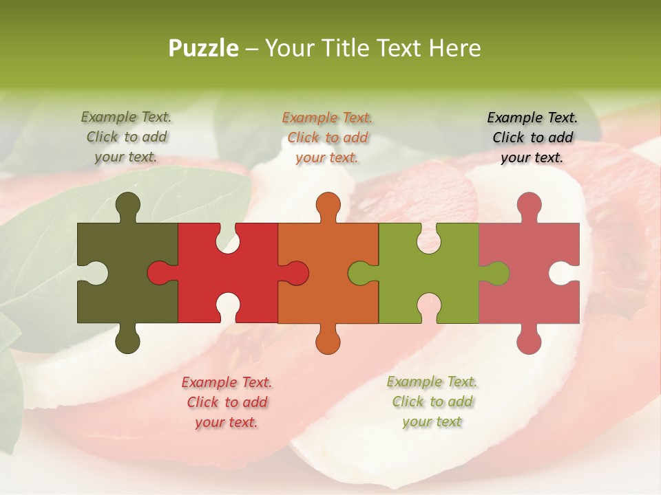 Basilic Olive Nutrition PowerPoint Template