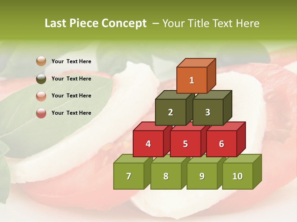 Basilic Olive Nutrition PowerPoint Template