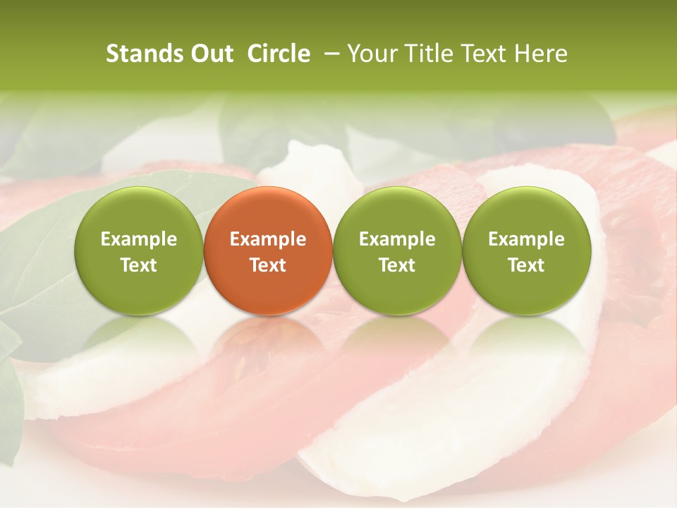 Basilic Olive Nutrition PowerPoint Template