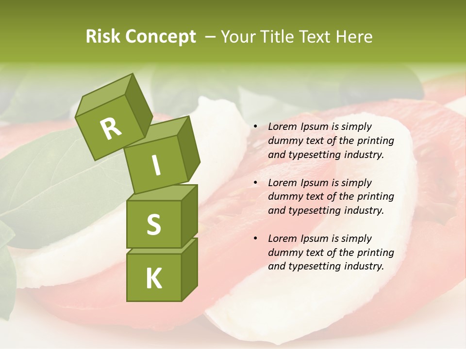Basilic Olive Nutrition PowerPoint Template