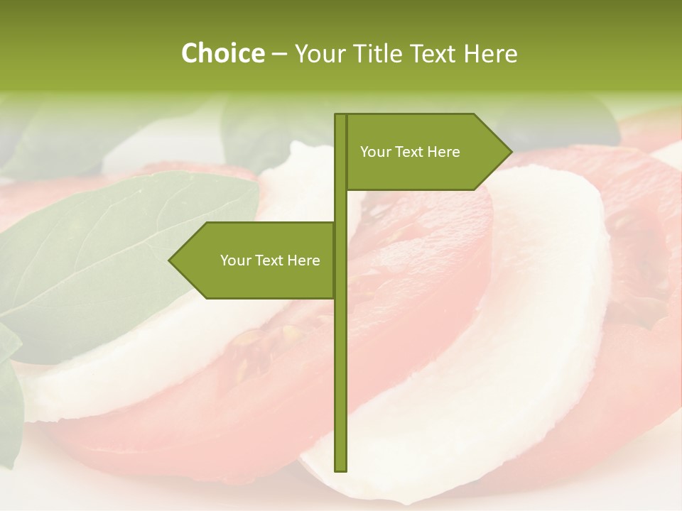 Basilic Olive Nutrition PowerPoint Template