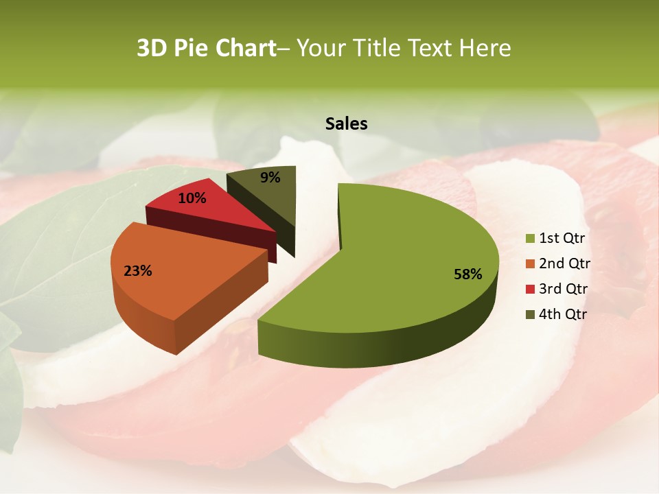 Basilic Olive Nutrition PowerPoint Template