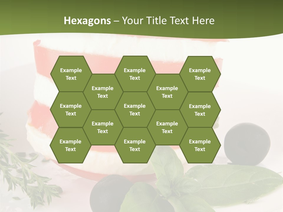 Feuillet Entr Mozzarella PowerPoint Template