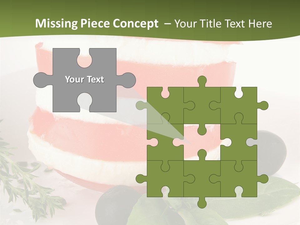 Feuillet Entr Mozzarella PowerPoint Template