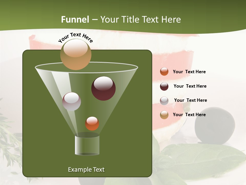 Feuillet Entr Mozzarella PowerPoint Template