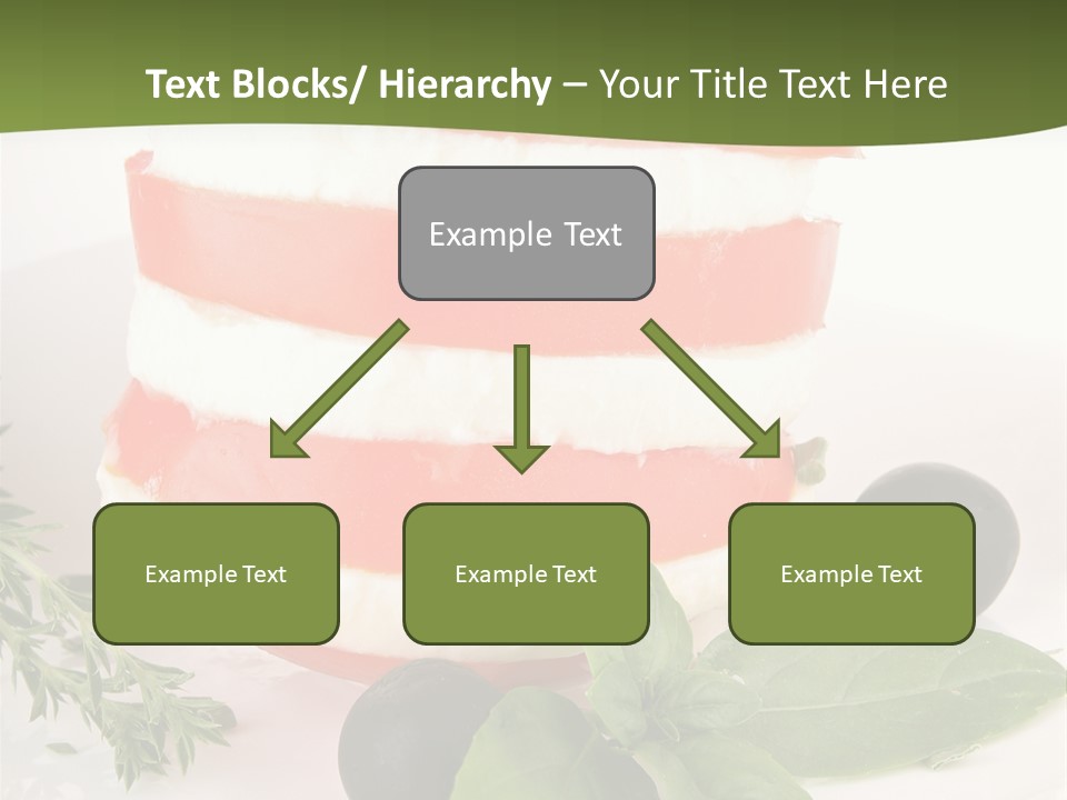 Feuillet Entr Mozzarella PowerPoint Template