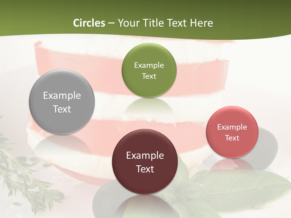 Feuillet Entr Mozzarella PowerPoint Template