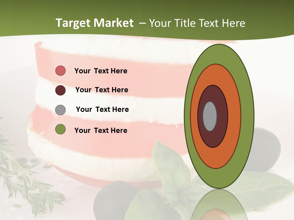 Feuillet Entr Mozzarella PowerPoint Template