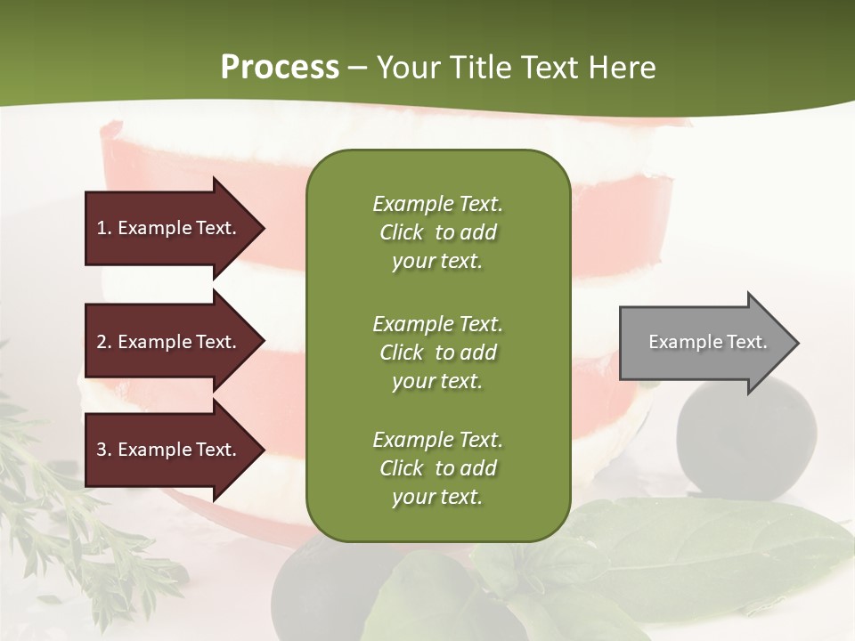 Feuillet Entr Mozzarella PowerPoint Template
