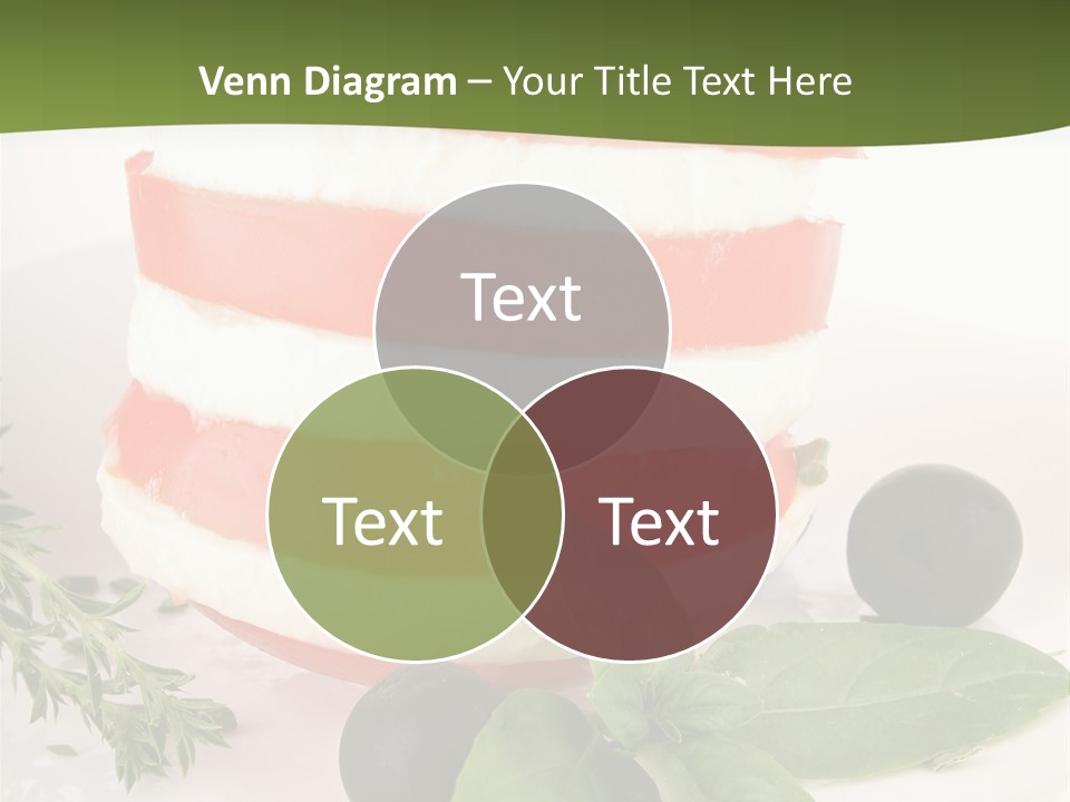 Feuillet Entr Mozzarella PowerPoint Template