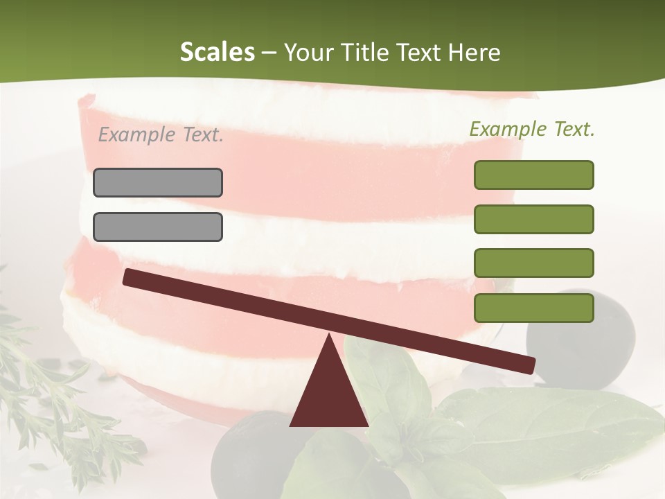 Feuillet Entr Mozzarella PowerPoint Template