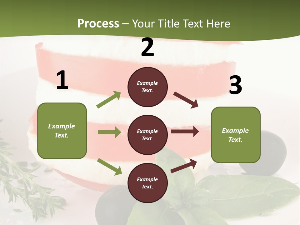 Feuillet Entr Mozzarella PowerPoint Template