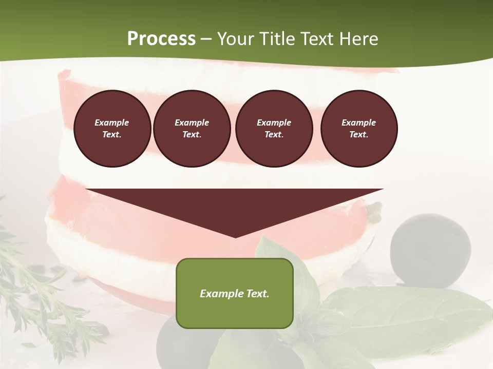 Feuillet Entr Mozzarella PowerPoint Template