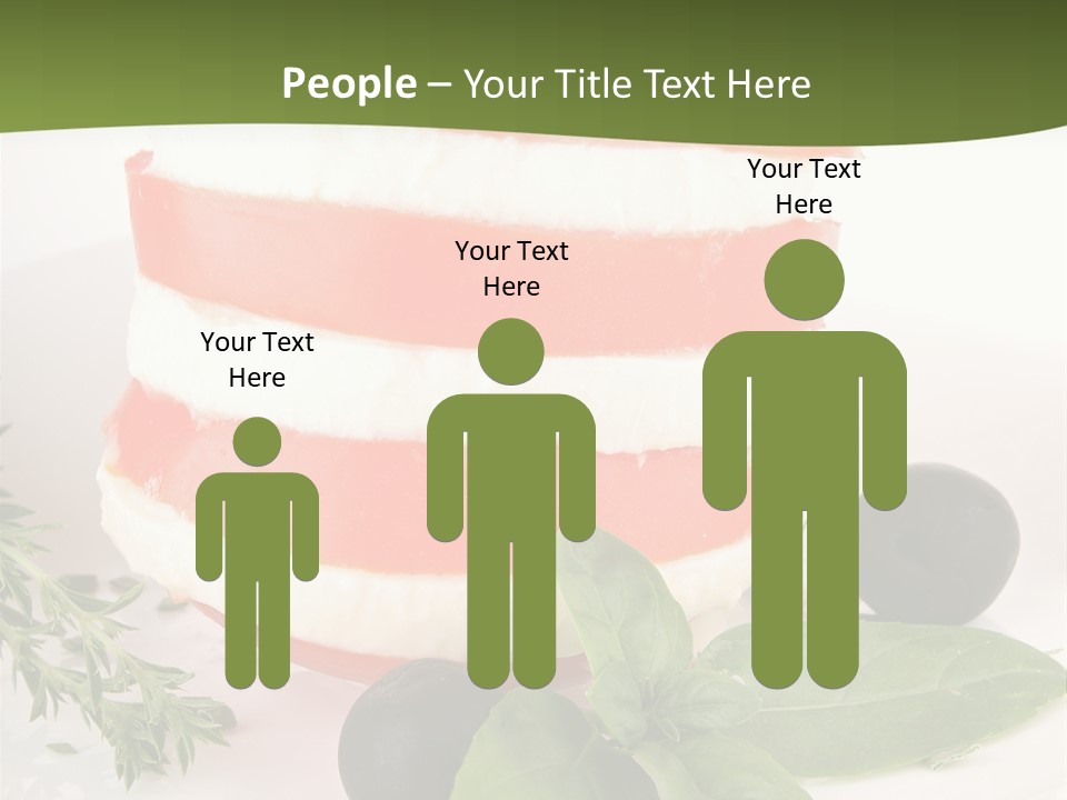 Feuillet Entr Mozzarella PowerPoint Template