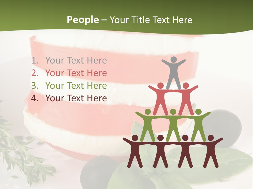 Feuillet Entr Mozzarella PowerPoint Template