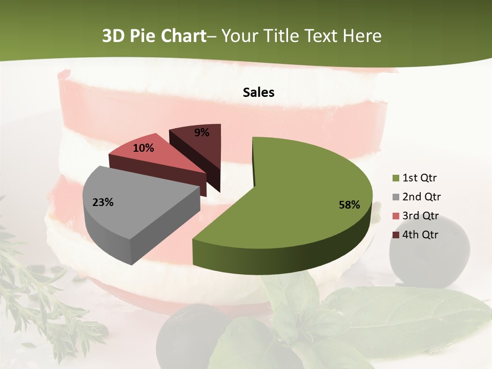 Feuillet Entr Mozzarella PowerPoint Template