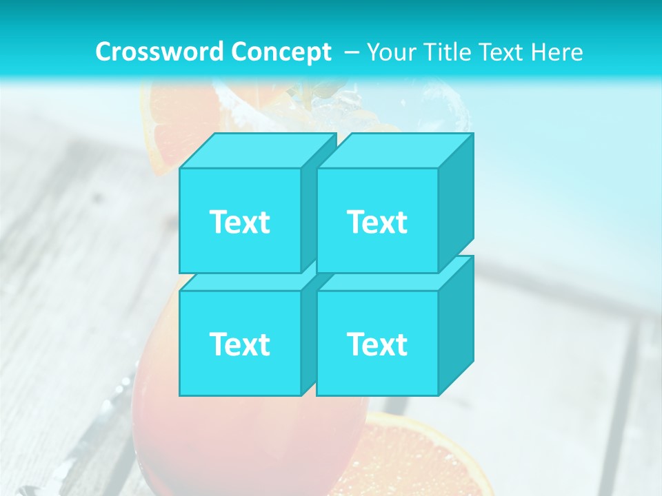 Beach Non Vintage PowerPoint Template