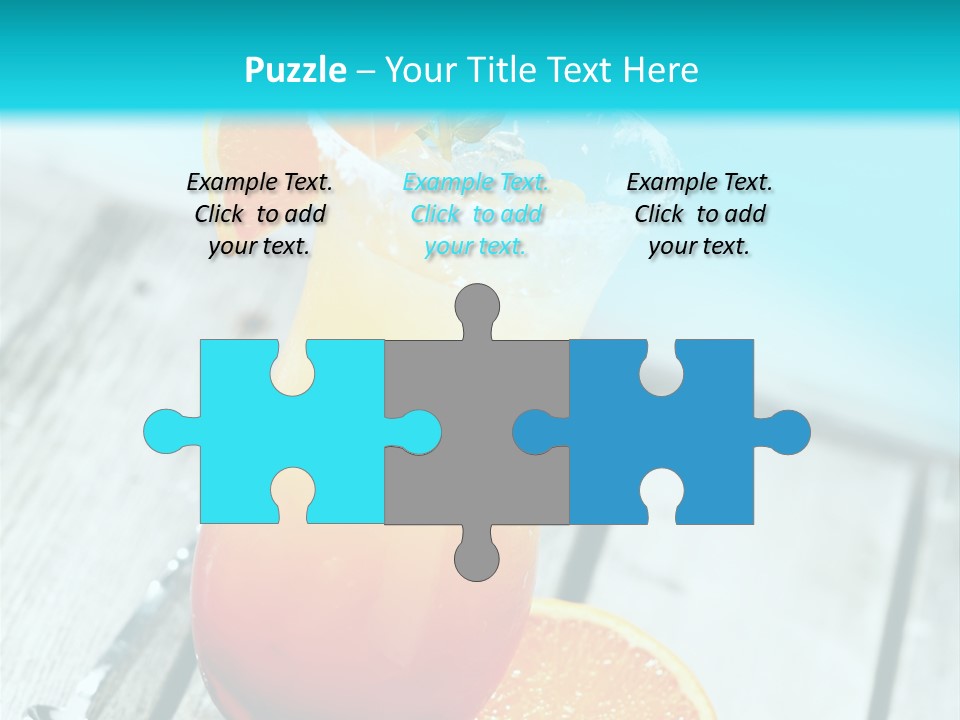 Beach Non Vintage PowerPoint Template