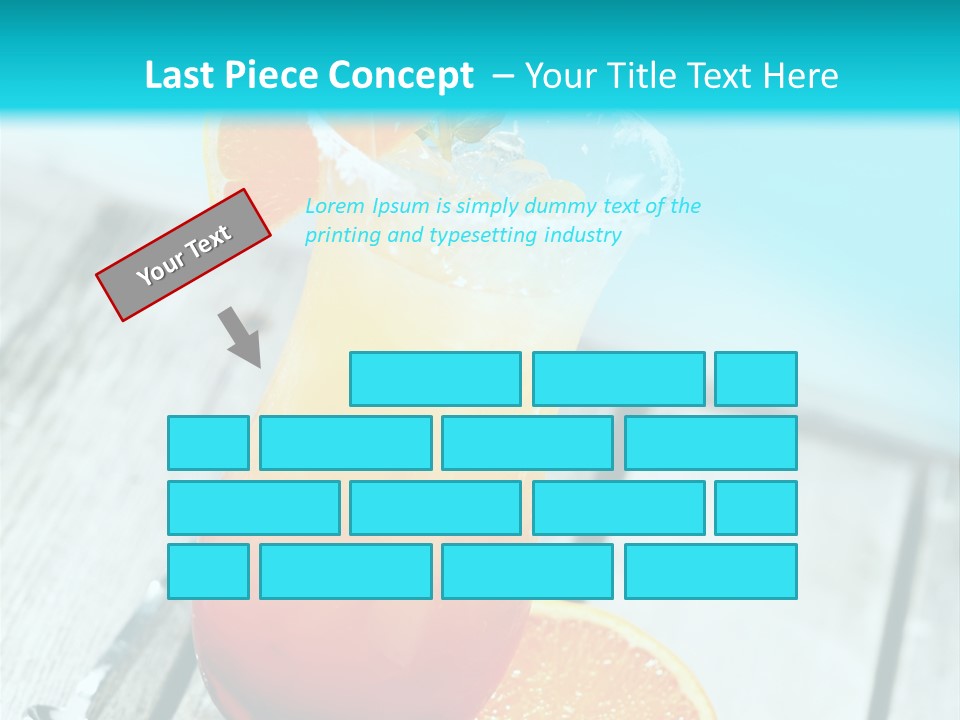 Beach Non Vintage PowerPoint Template