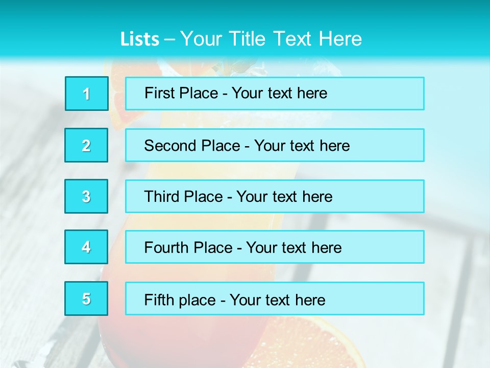 Beach Non Vintage PowerPoint Template