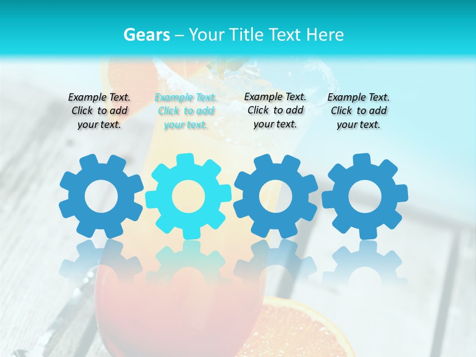 Beach Non Vintage PowerPoint Template